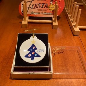 1998 Fiestaware ornament made for Macy’s